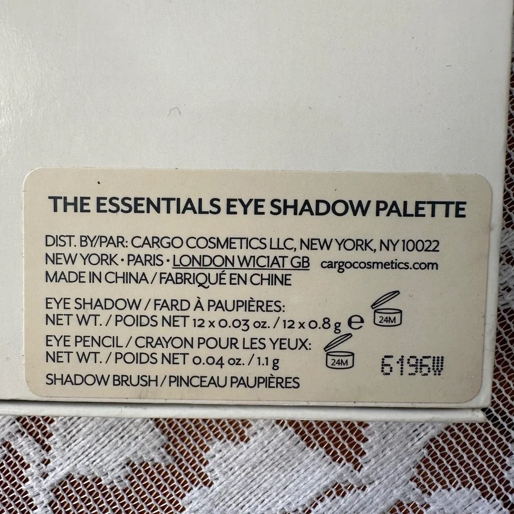 Cargo Cosmetics The Essentials Eyeshadow Palette Women OS Multicolor NYC
